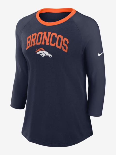 Nike Denver Broncos Women's Nike NFL 3/4-Sleeve T-Shirt