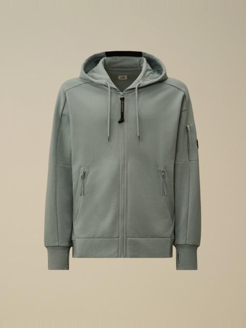 C.P. Company Diagonal Raised Fleece Zip Hooded Lens Sweatshirt