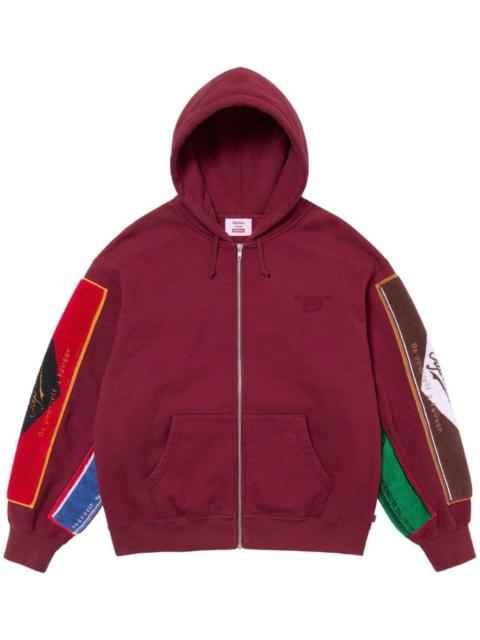 x Martine Rose Towel zip-front hoodie