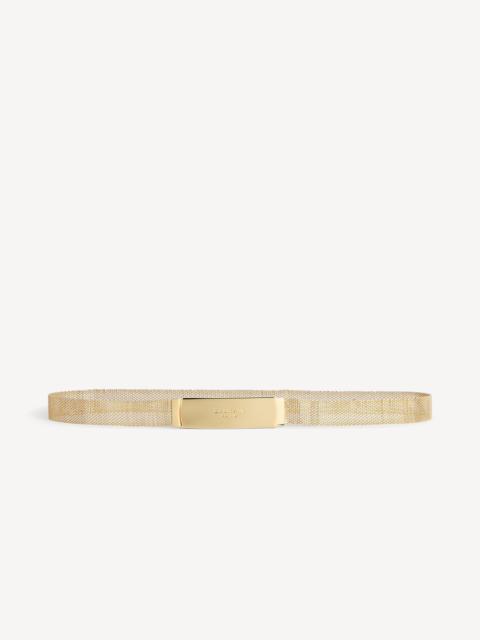 Balmain Balmain braided brass belt