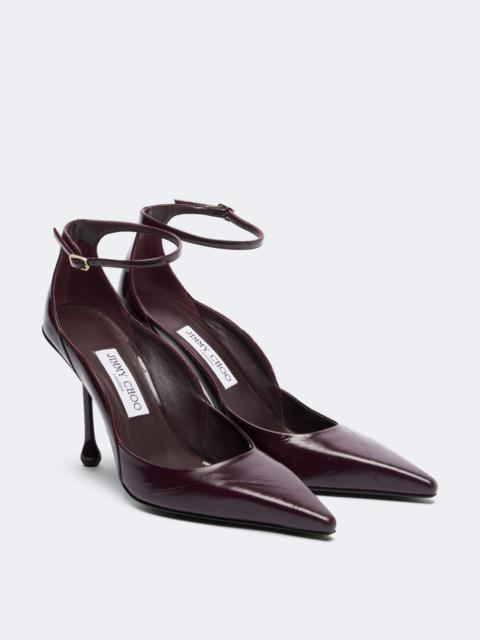 JIMMY CHOO Quinci leather pumps