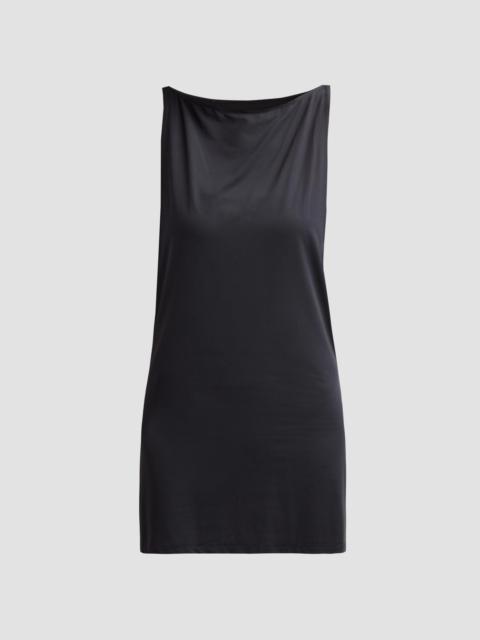 KIKI DE MONTPARNASSE Women's Echauffe Cowlback Cover-Up Mini Dress - Black