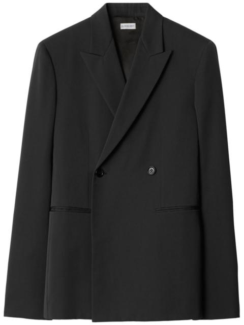 Burberry double-breasted wool blazer