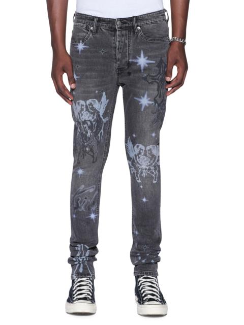 Ksubi Men's Future Memory Van Winkle Axl Cherub Skinny Jeans - Charcoal