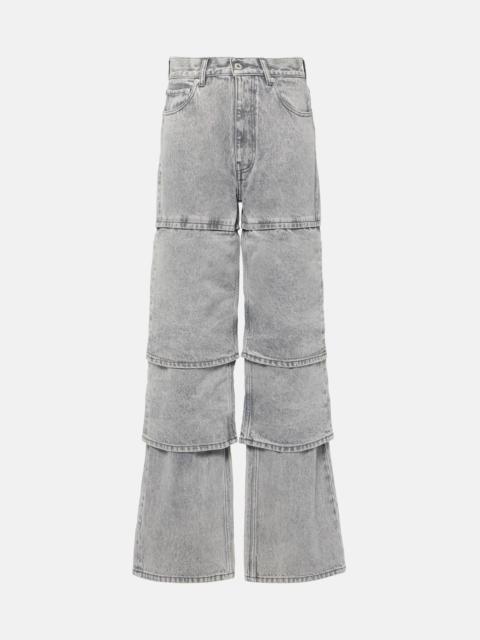 Multi Cuff straight jeans