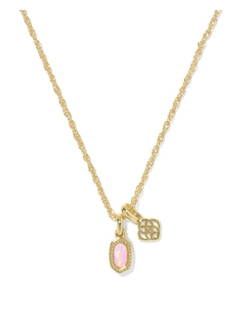 KENDRA SCOTT Mini Elisa Dira Gold Necklace
