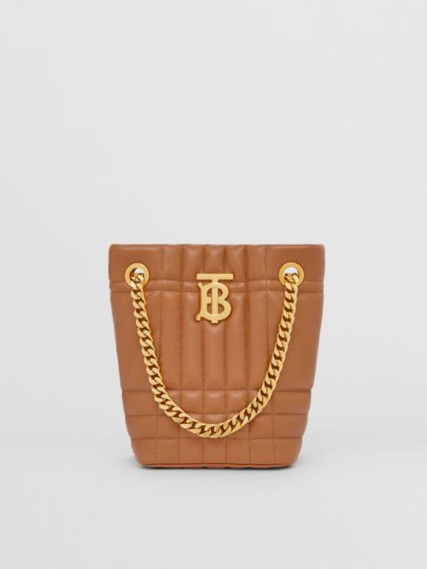 Burberry Mini Quilted Lambskin Lola Bucket Bag