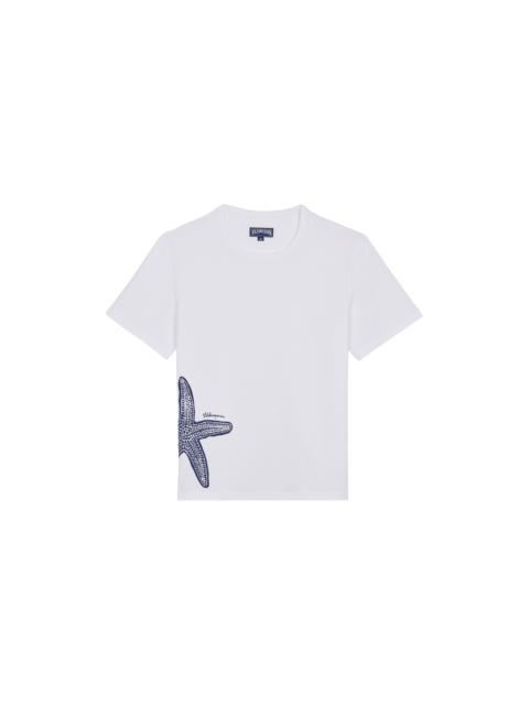 Vilebrequin Men Organic Cotton T-shirt Starlettes