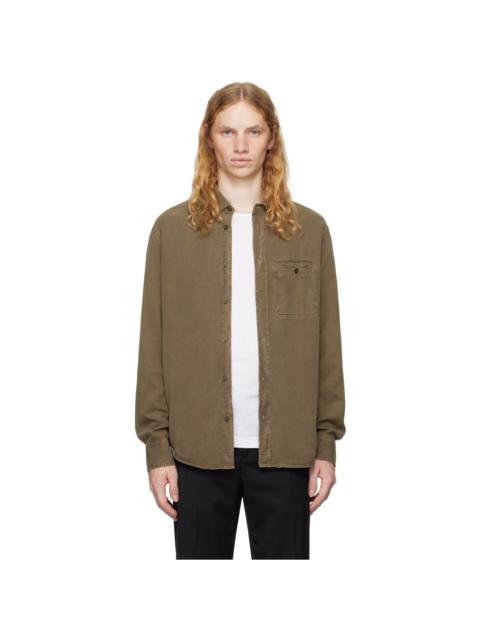FILIPPA K Khaki Zachary Shirt