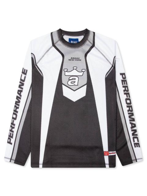 AWAKE NY MESH JERSEY RACER - BLACK