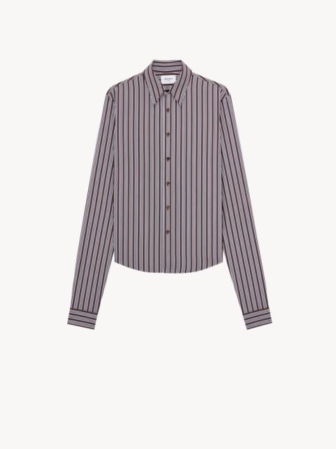 SAINT LAURENT SHIRT IN STRIPED COTTON POPLIN