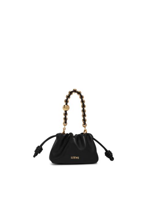 Loewe Black Nano Flamenco Purse Bag