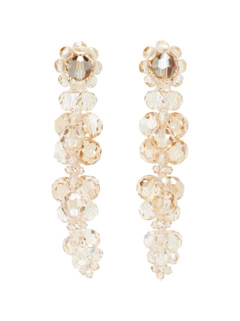Simone Rocha Cluster Drip Crystal Earrings