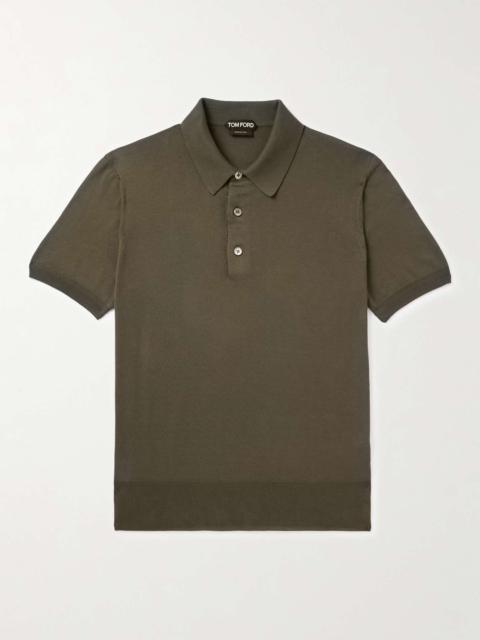 TOM FORD Slim-Fit Cotton Polo Shirt