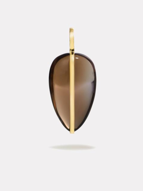 By Pariah Large Pebble Pendant | Smokey Quartz