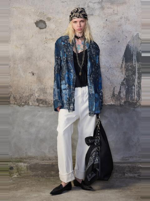 R13 CUFFED TAILORED DROP