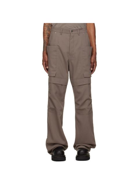 Rick Owens Gray Tower Stefan Cargo Pants