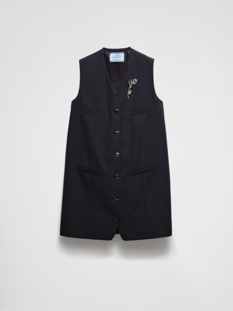 Prada Gabardine mini-dress