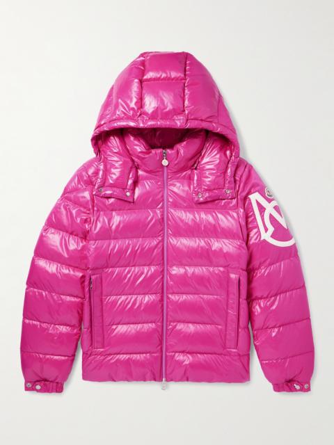 Moncler Saulx Logo-Appliquéd Quilted Shell Hooded Down Jacket