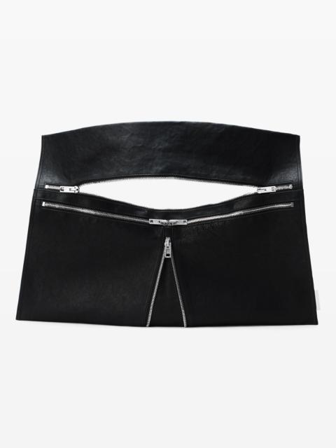 Alexander Wang Black Large Calfskin Geo Bag