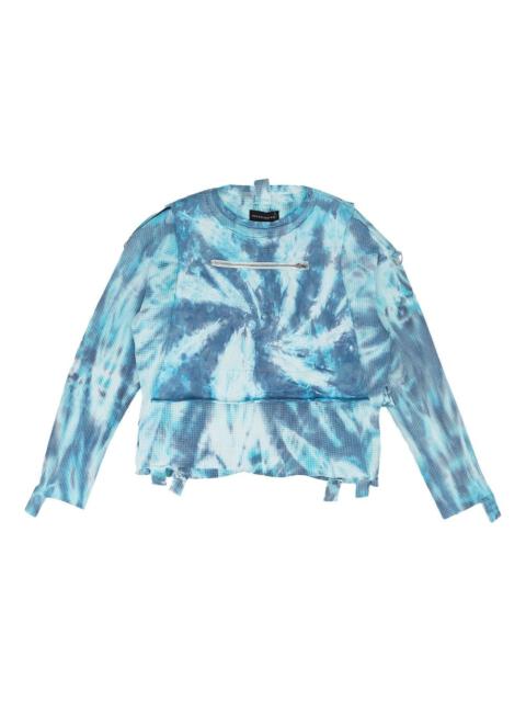 WHO DECIDES WAR layered sweatshirt