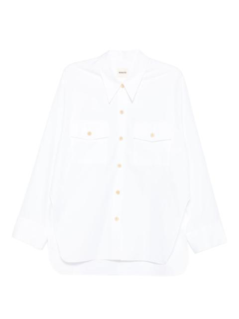 KHAITE pocket shirt