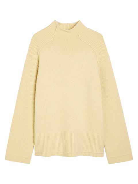 MARIA McMANUS Maria Mcmanus Mock-neck Merino Wool and Cashmere-blend Jumper