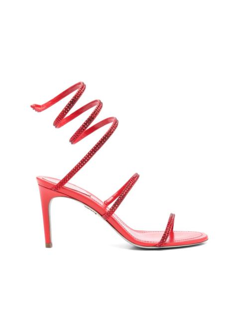 RENE CAOVILLA 80mm rhinestone-embellished sandals