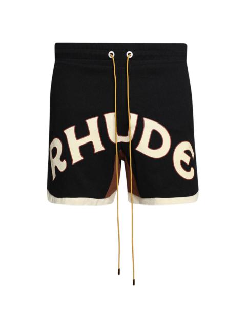 Rhude Mechanic logo-print shorts