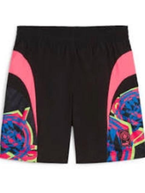 PUMA PUMA Manchester City FtblNrgy Woven Short 'Black Multi-Color' 774403-16