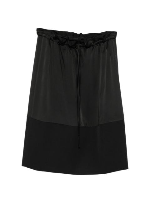 ALAINPAUL drawstring-fastening mini skirt