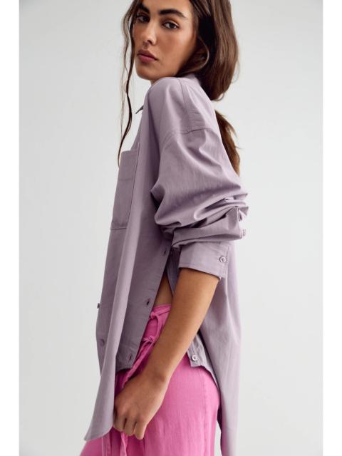FREE PEOPLE We The Free Lexi Poplin Button Down Shirt