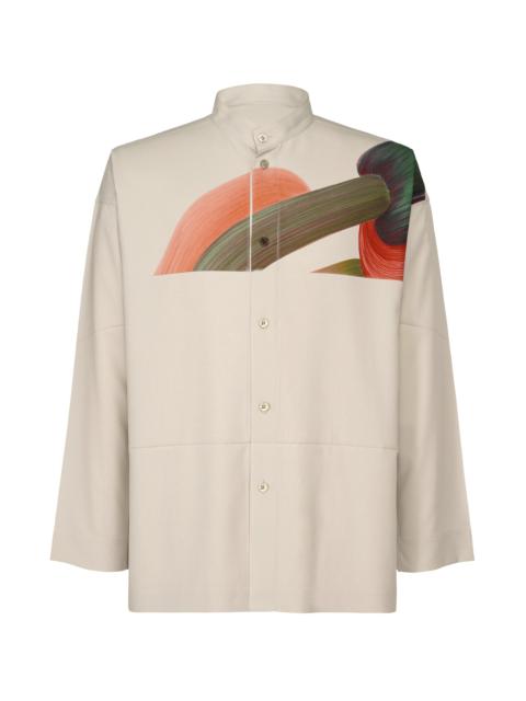 ISSEY MIYAKE RB_DRAWING PRESS SHIRT 1