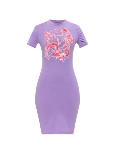 VERSACE JEANS COUTURE graphic t-shirt dress