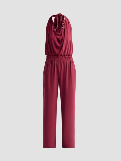 RAMY BROOK Women's Stephanie Halterneck Jersey Jumpsuit - Cranberry