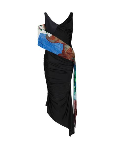 Jersey Body Shelter Draped Dress