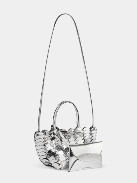 rabanne MINI SILVER PACOÏO CABA BAG