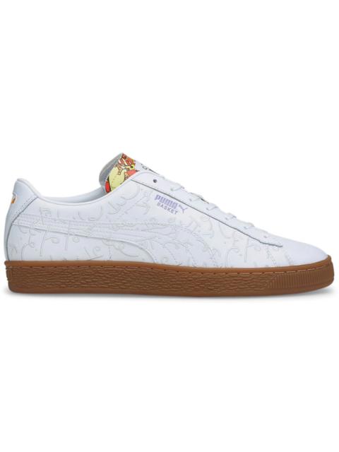 Puma Basket Romero Britto Embroidered White Gum