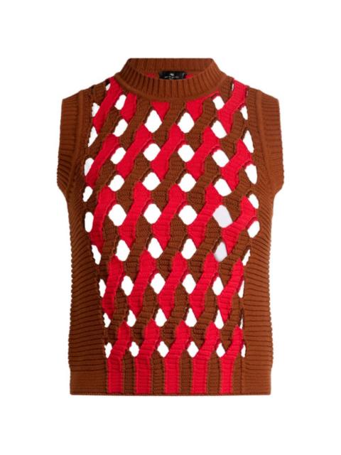 Etro round-neck vest
