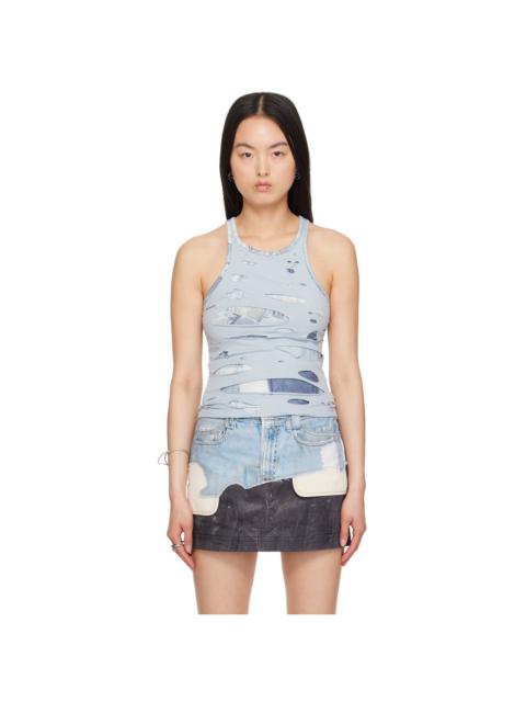 Andersson Bell Blue Taty Tank Top | REVERSIBLE