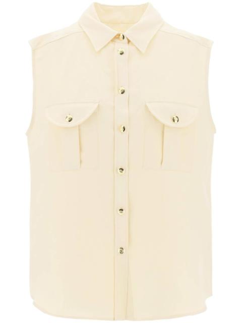 BLAZÉ MILANO SAVANNAH PEKÍN SLEEVELESS SHIRT