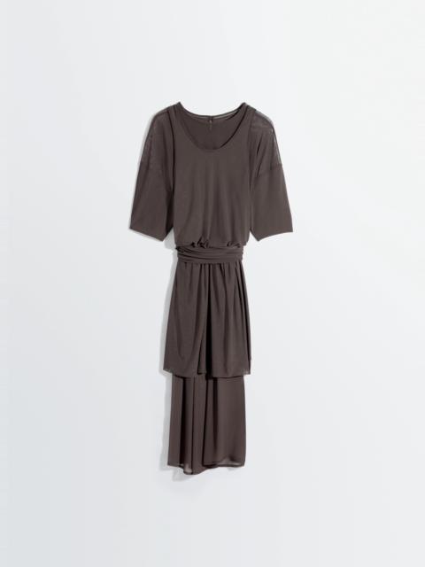 DOUBLE LAYER DRESS IN MESH