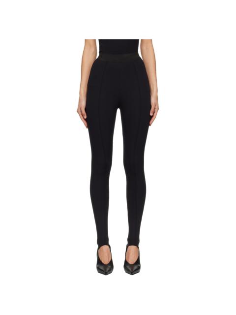WARDROBE.NYC Black Opaque Stirrup Leggings