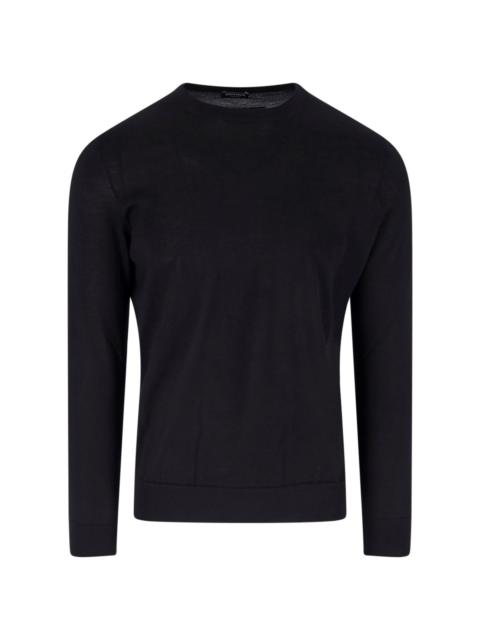 ZEGNA CASHMERE AND SILK SWEATER