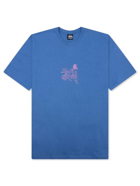 Stüssy IN BLOOM TEE - BLUE