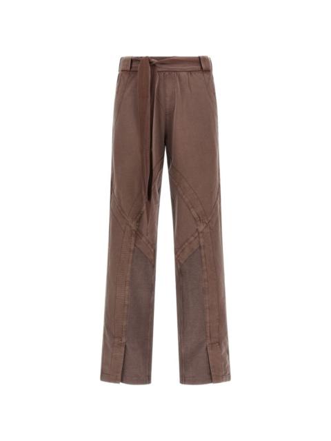 THE ATTICO panelled split trousers