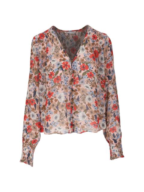 VERONICA BEARD floral-print shirt