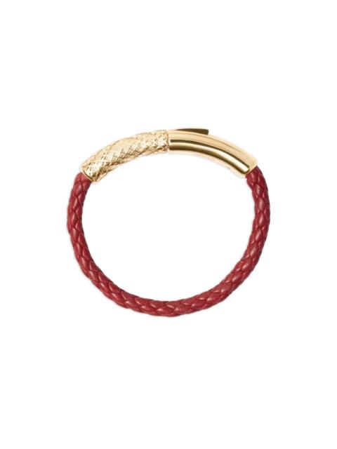 Burberry Check leather bracelet