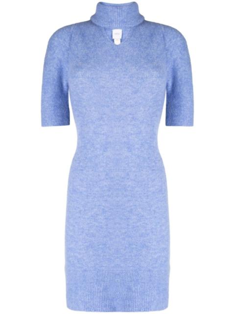 PATOU cut-out detailing short-sleeve dress