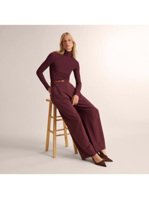 M.M.LaFleur Axam Layering Turtleneck - Ribbed Pima Cotton